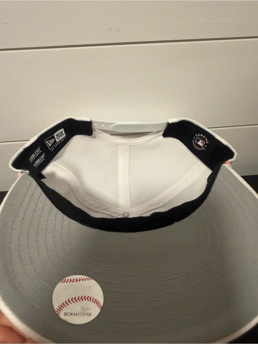 New Era White New York Mets Rope Front Stretch-Snap Cap